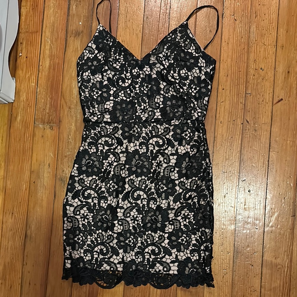 Express Black Lace Dress